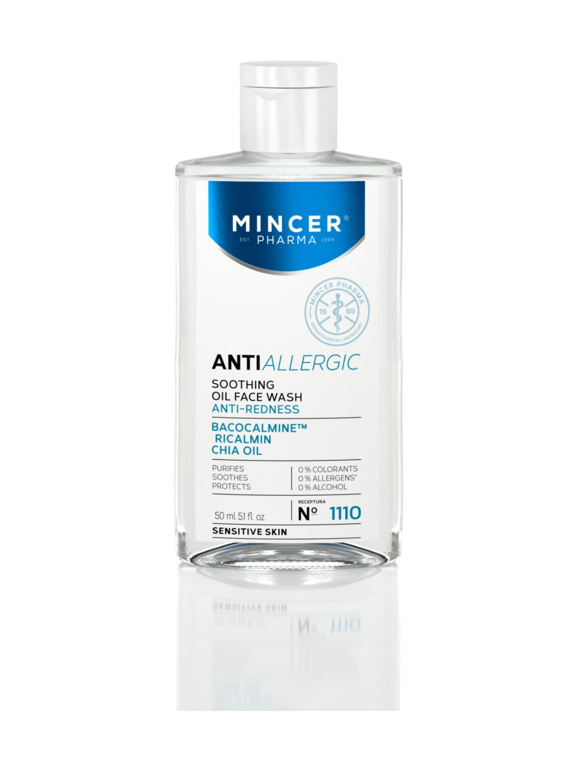 Antiallergic soothing oil face wash -puhdistusöljy 150ml