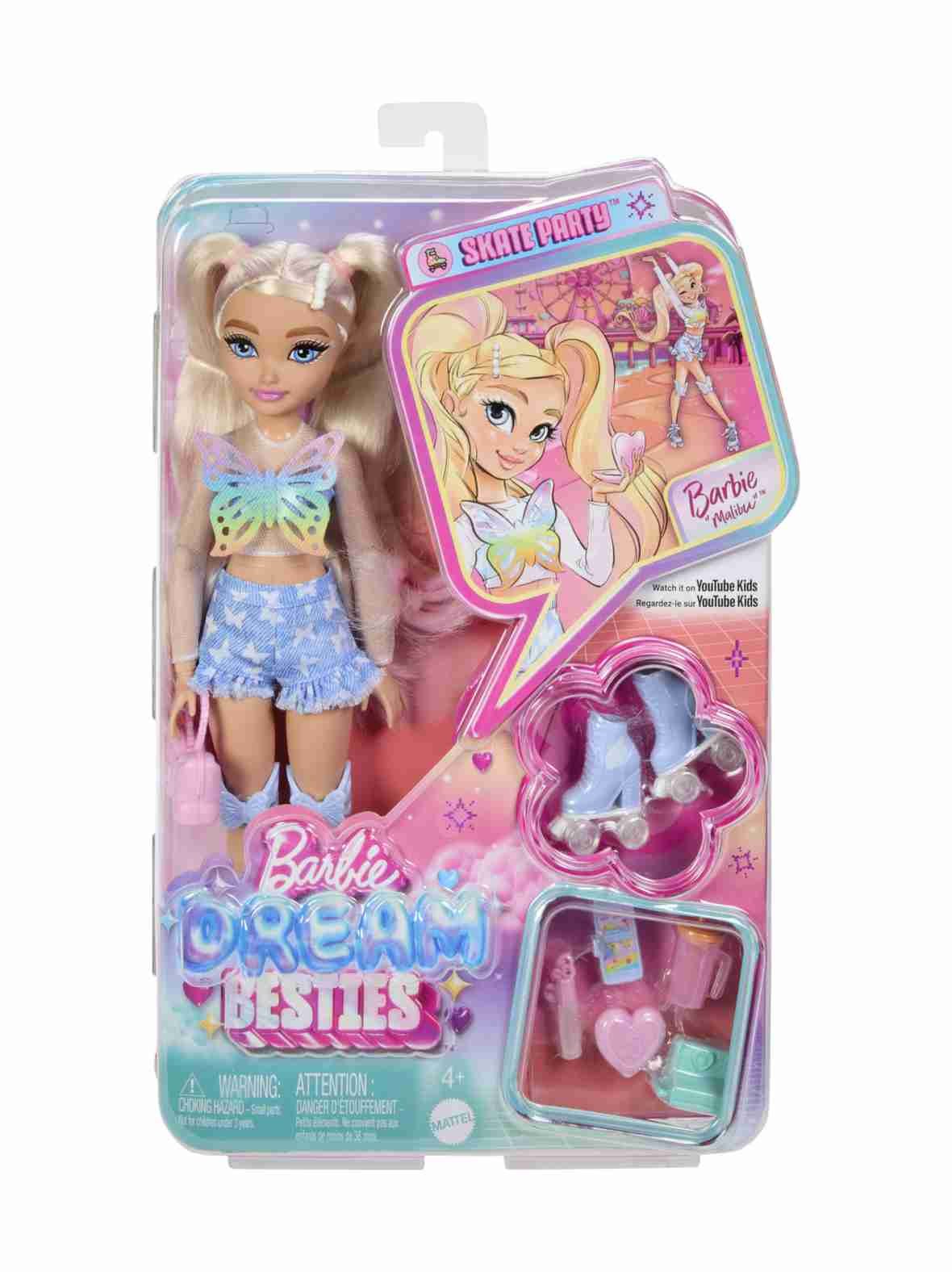 Barbie dream besties rullaluistimet - barbie malibu