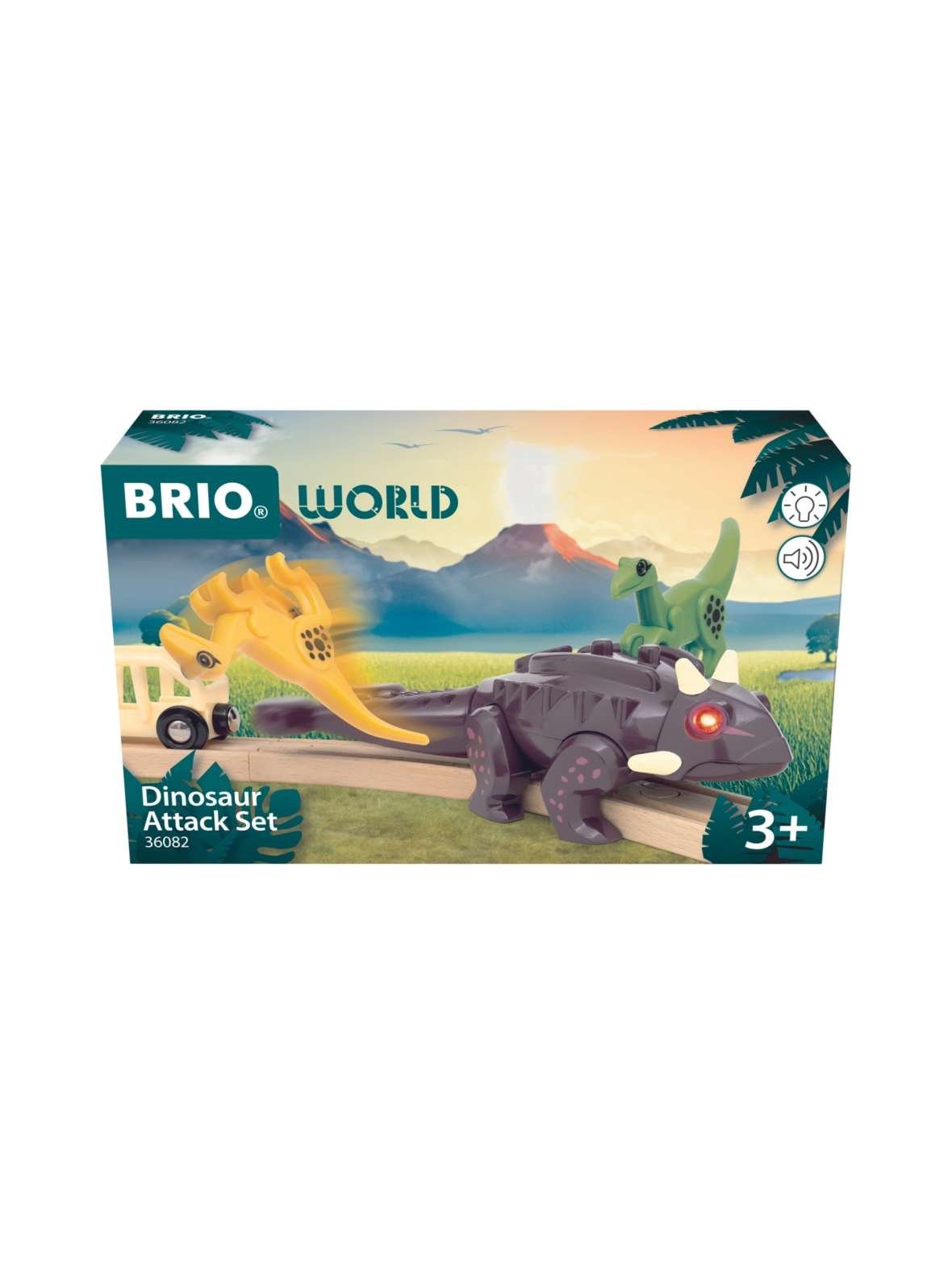 Brio world dinosaurus hyökkäyssetti