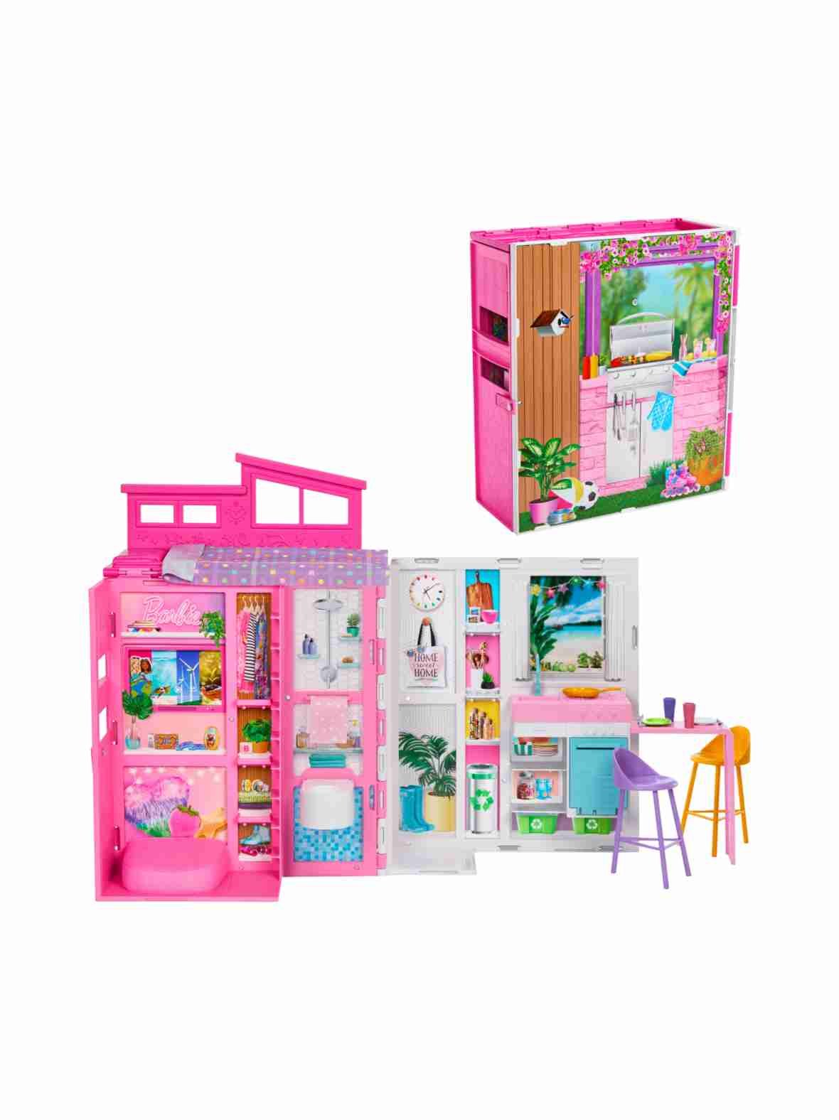 Barbie taitettava talo