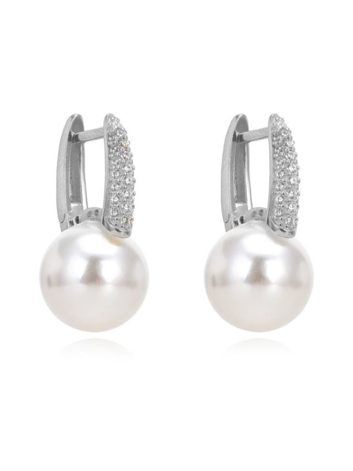 Betrizia silver helmikorvakorut