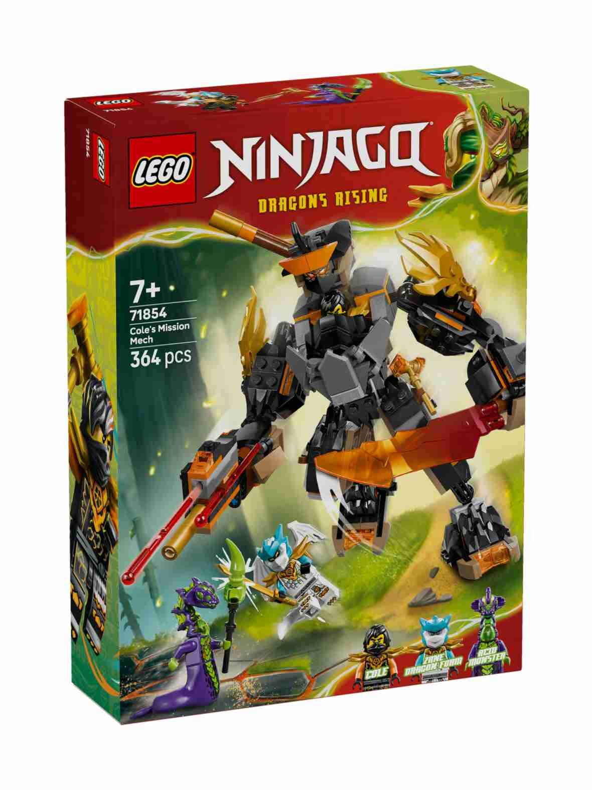 Lego ninjago colen tehtävärobotti ja lohikäärme-zane 71854