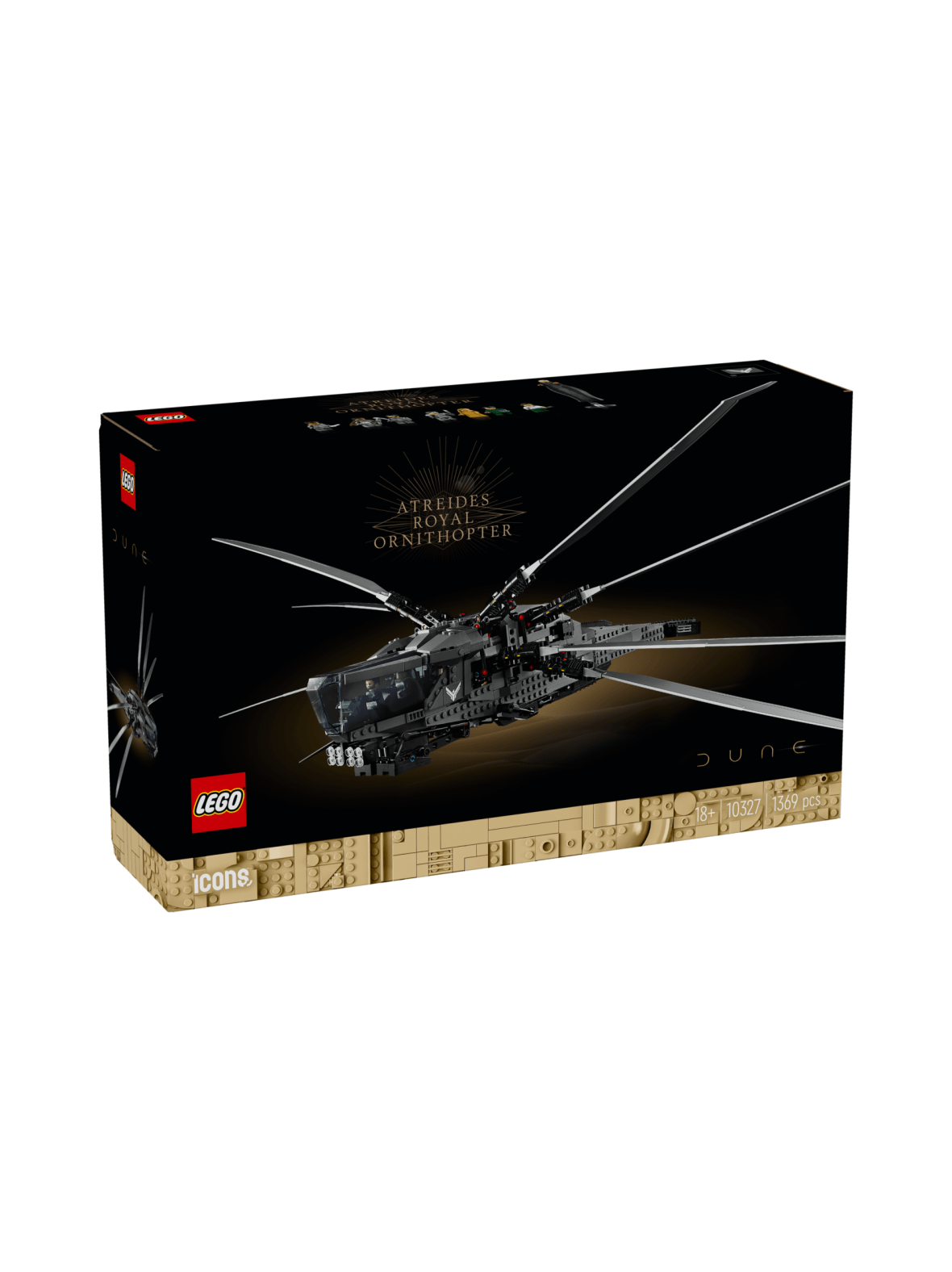 Lego icons dyyni atreides royal ornithopter 10327