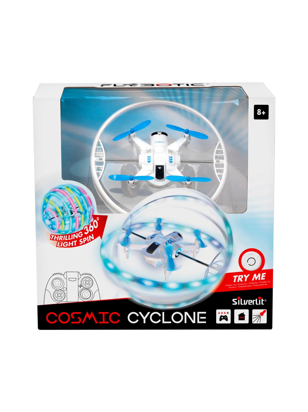Flybotic kauko-ohjattava drooni cosmic cyclone