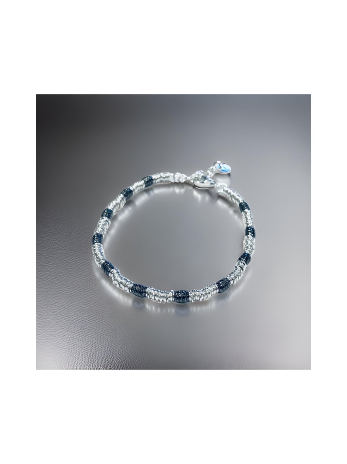 Hopea-musta rannekoru 3.5 mm