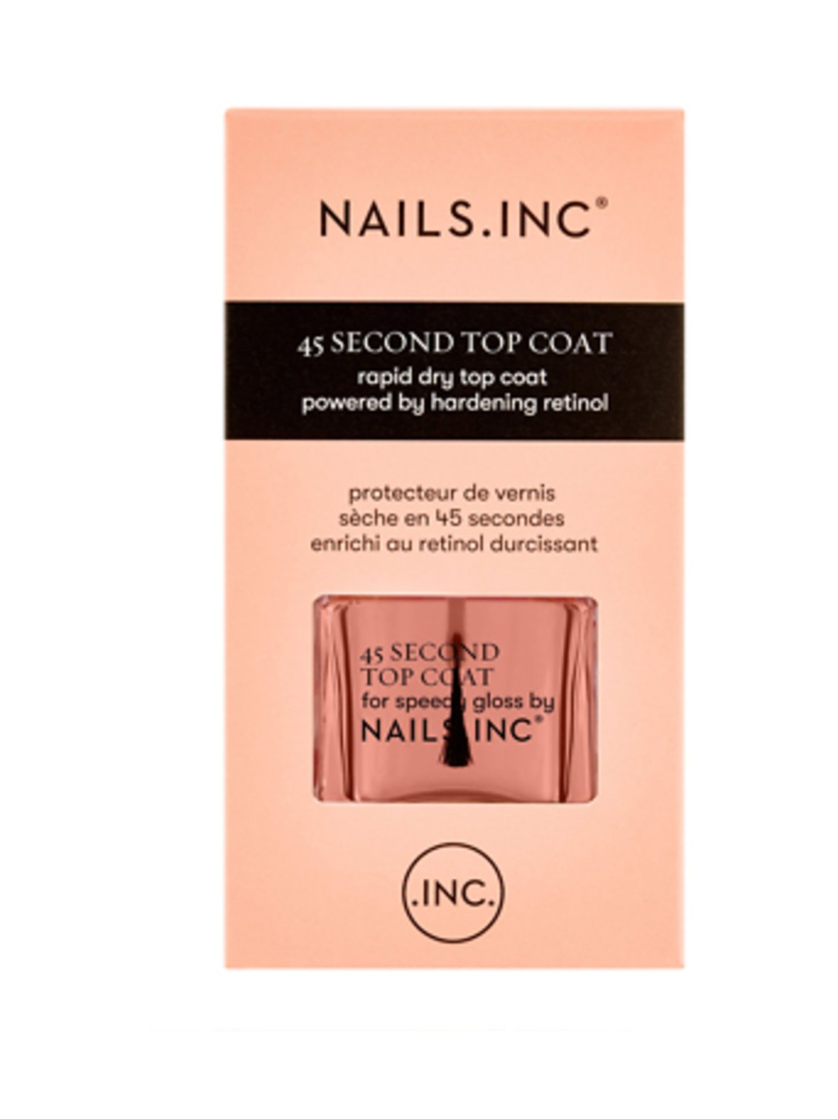 45 second top coat with retinol -päällyslakka 14ml