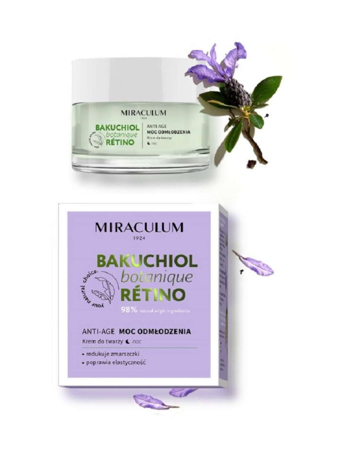 Bakuchiol anti-age power of rejuvenation night cream -energisoiva yövoide 50ml