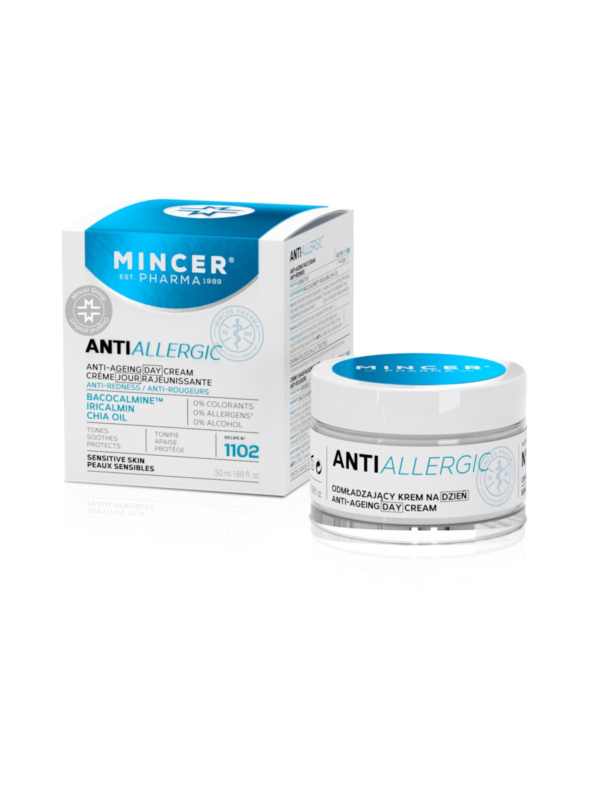 Antiallergic anti-ageing day&night cream -kiinteyttävä 24h hoitovoide 50ml