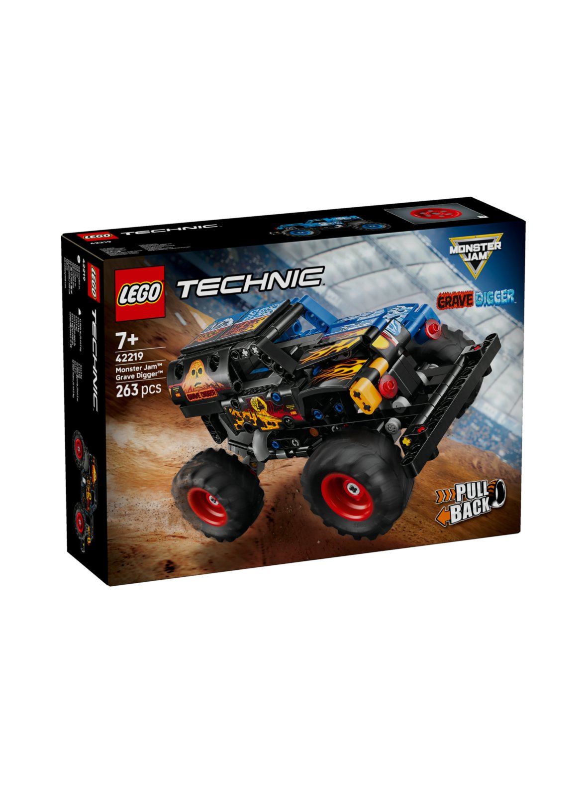 Lego technic monster jam grave digger tuli ja jää 42219