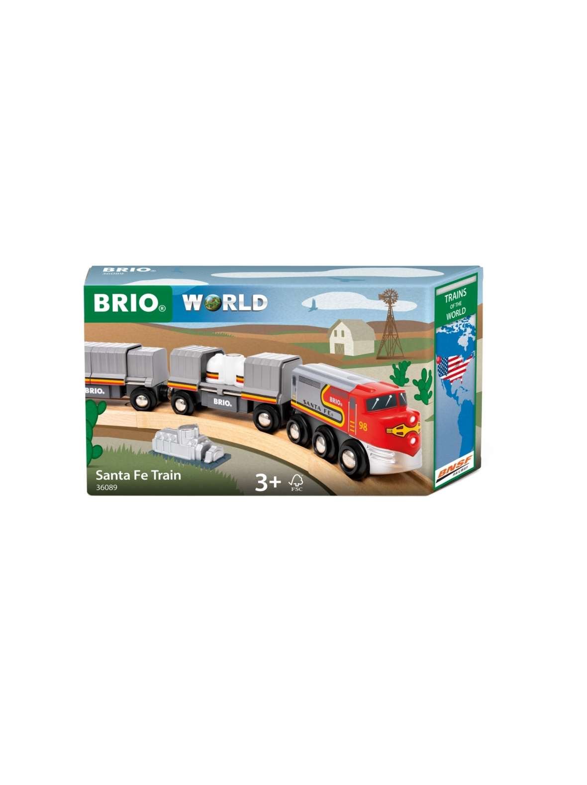 Brio world maailman junat santa fe -juna