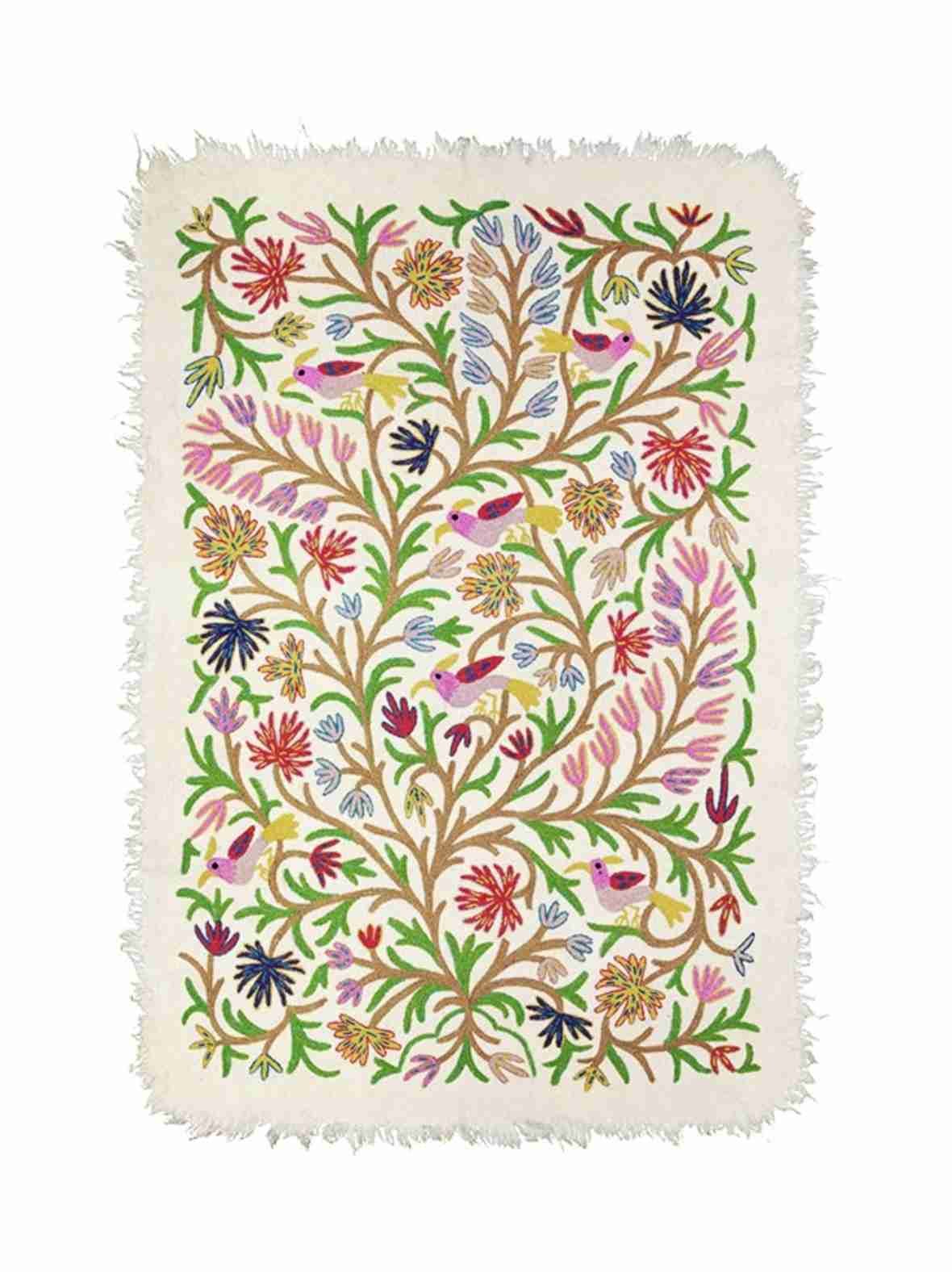 Birds multicolour -matto