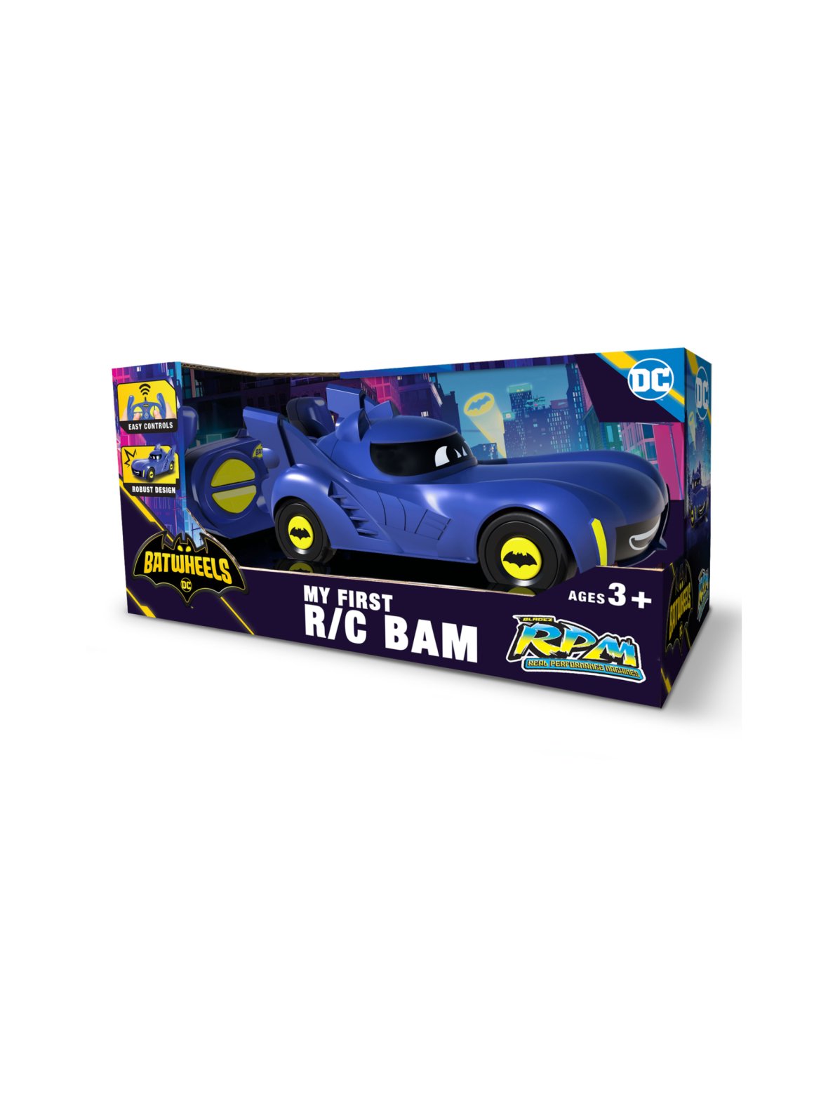 Batwheels kauko-ohjattava auto my first rc bam, 15cm