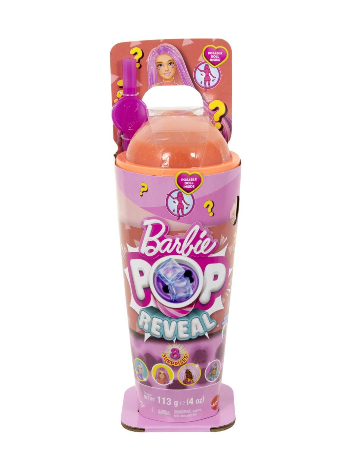 Barbie️ pop! reveal kuplatee yllätysnukke - mangotee 28 cm