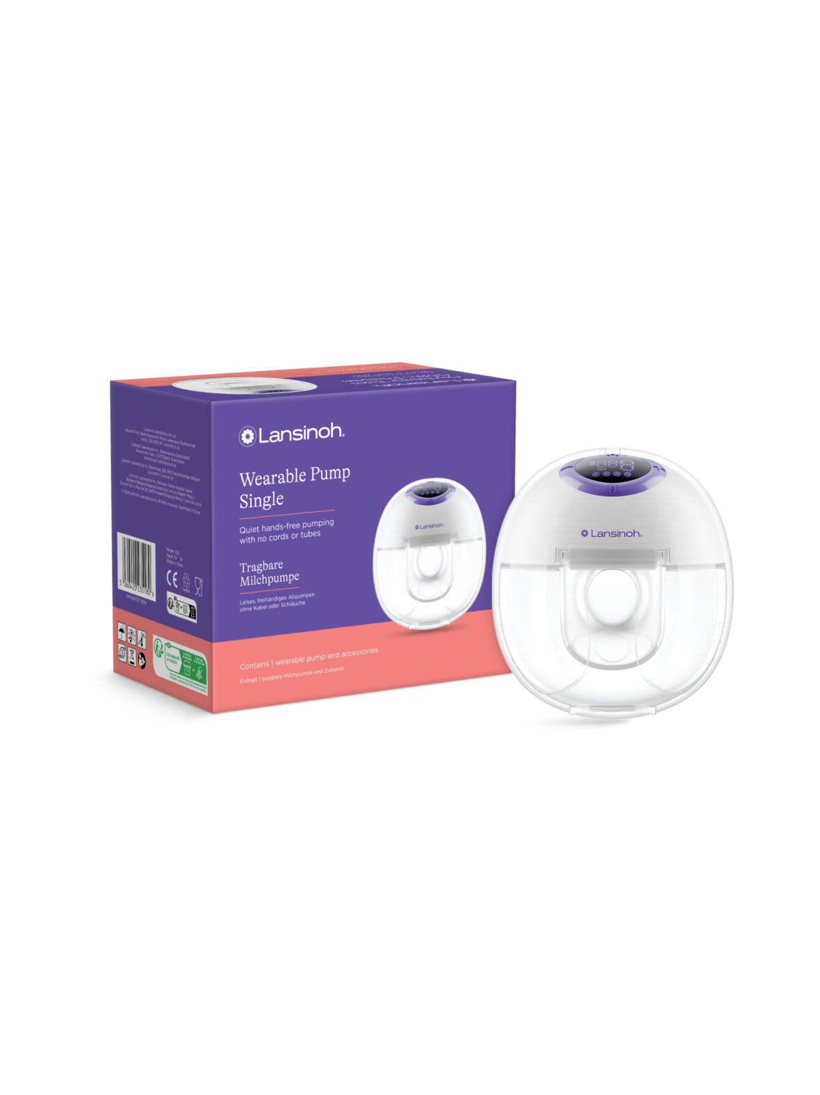 Lansinoh rintapumppu wearable pump