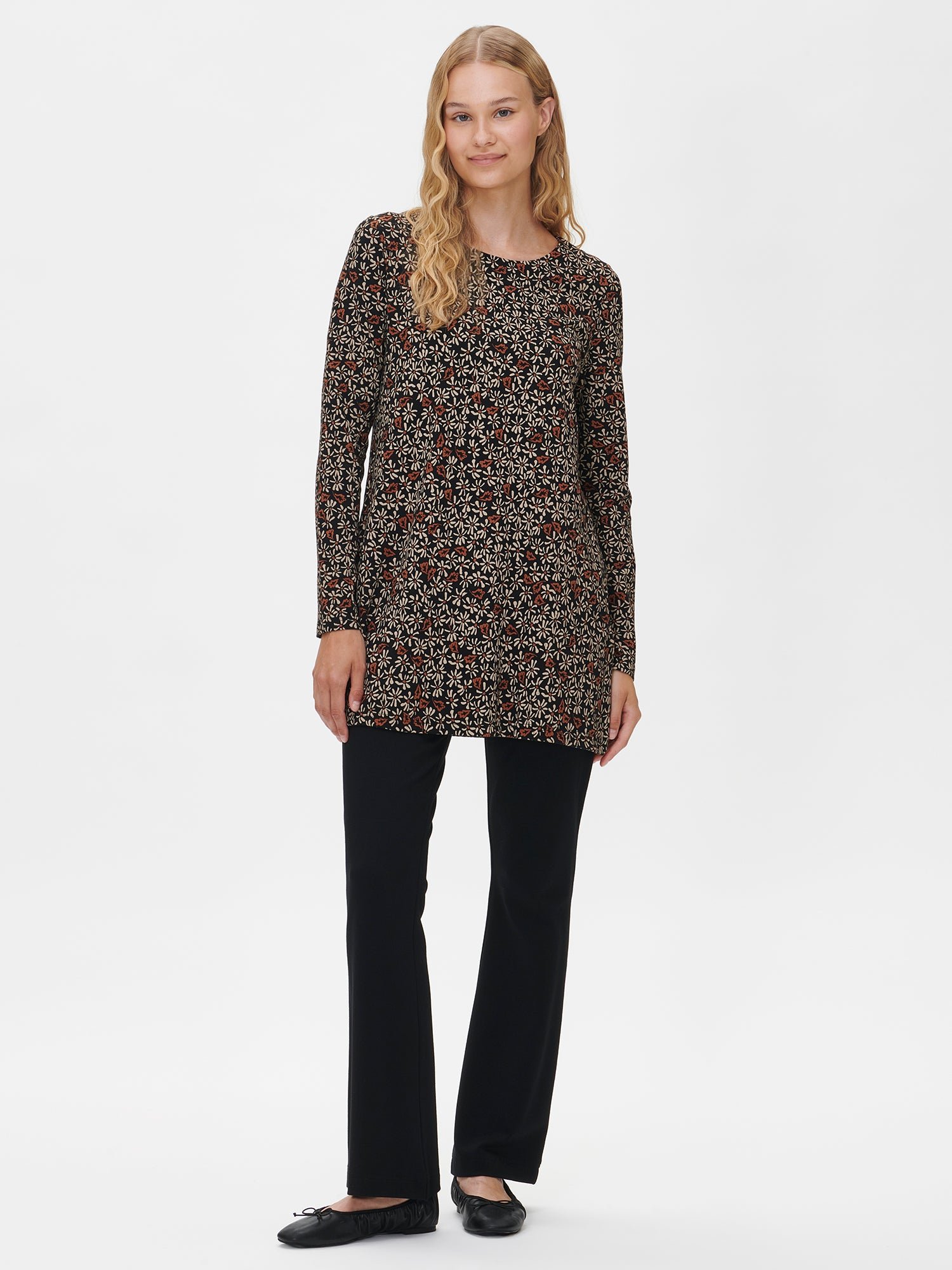 Nanso TAMMI tunika - ruskeasävyinen