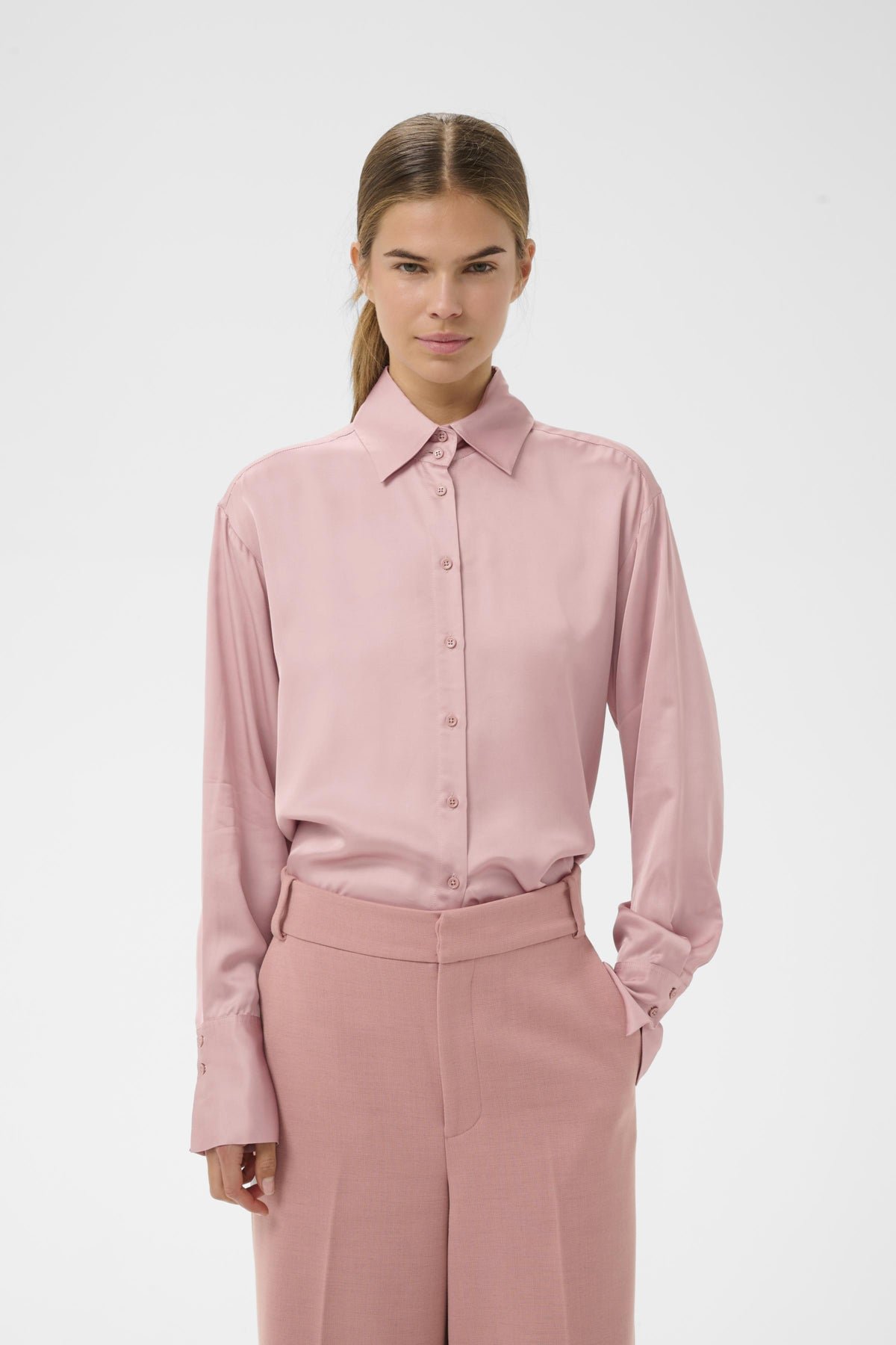 Inwear naisten paitapusero PaulineIW Shirt, Pale Mauve