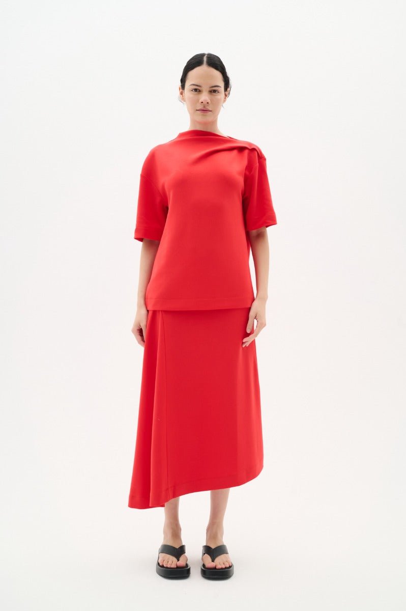 Inwear naisten hame, ANNIEHIW SKIRT Scarlet Red