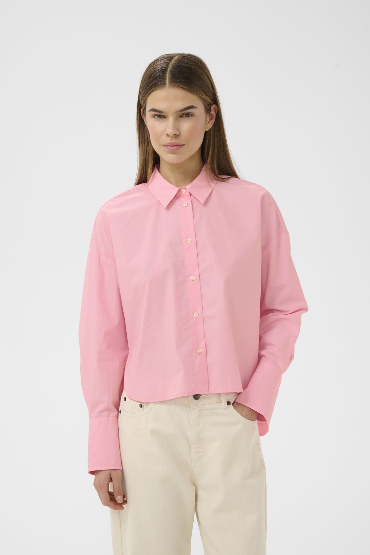Inwear naisten paitapusero LeloIW Neola Shirt, Candy Pink