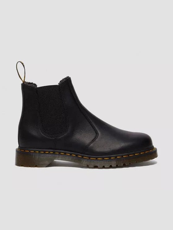 Dr. Martens miesten kengät, 2976 Warm Lined Grizzly Leather Chelsea nilkkurit, Musta