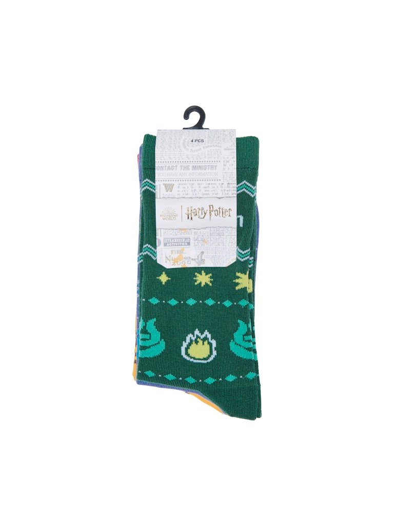 Only and Sons miesten sukat, ONSXMAS BOX 4-PACK SOCKS HP Pompeian Red