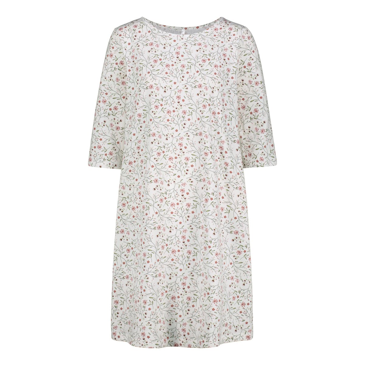 Klement naisten yöpaita Nizza Yöpaita, valkopohjainen kuosi