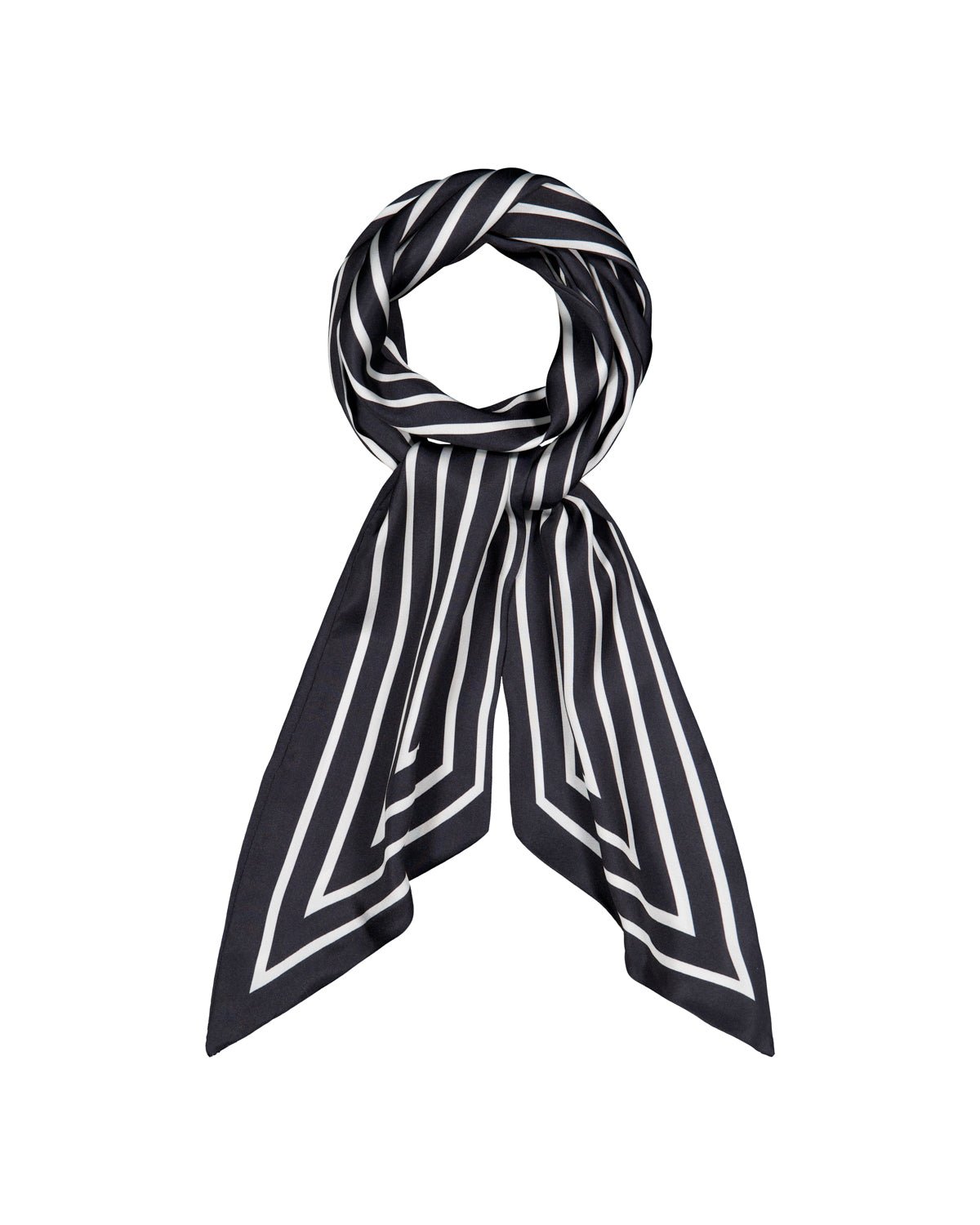 Klement naisten huivi Klement Raitahuivi, raidallinen musta