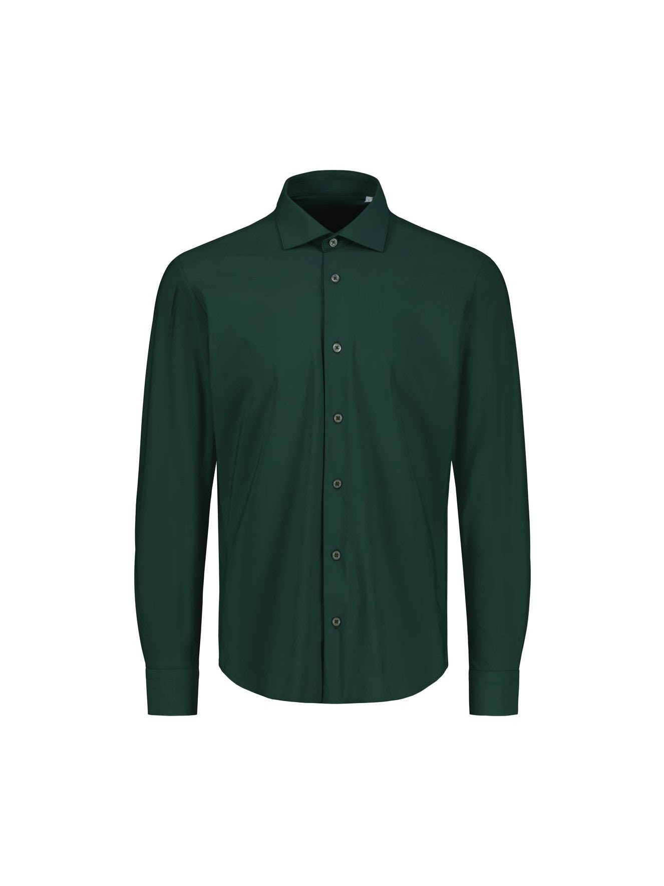 Sinnuu miesten kauluspaita Technical Shirt Made in Europe, tummanvihreä