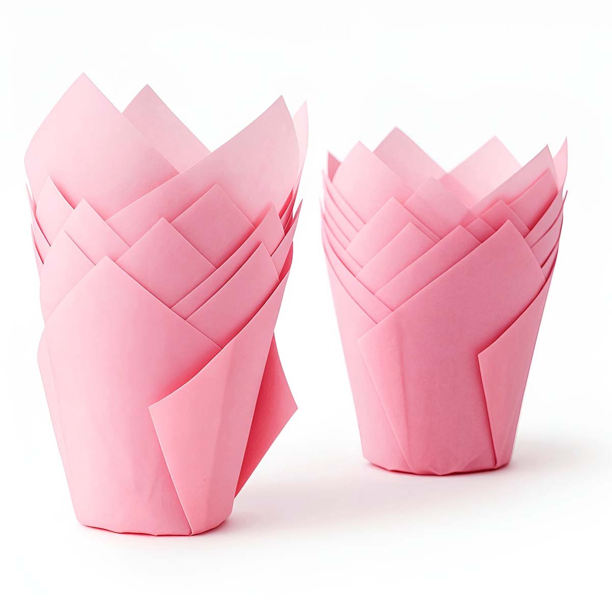 Muffinivuoat tulppaani - Vaaleanpunainen, 50kpl