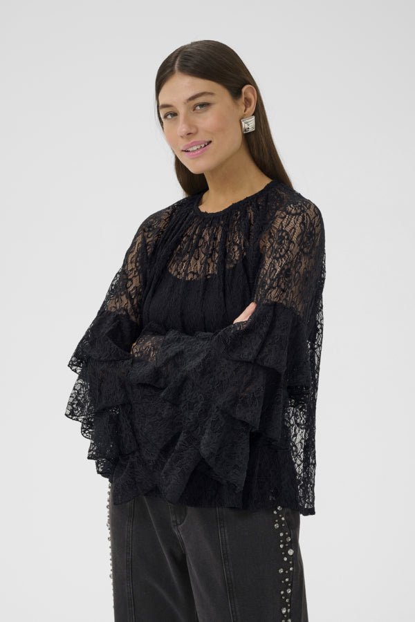 Culture naisten pusero CUCLEMENCY BLOUSE, musta