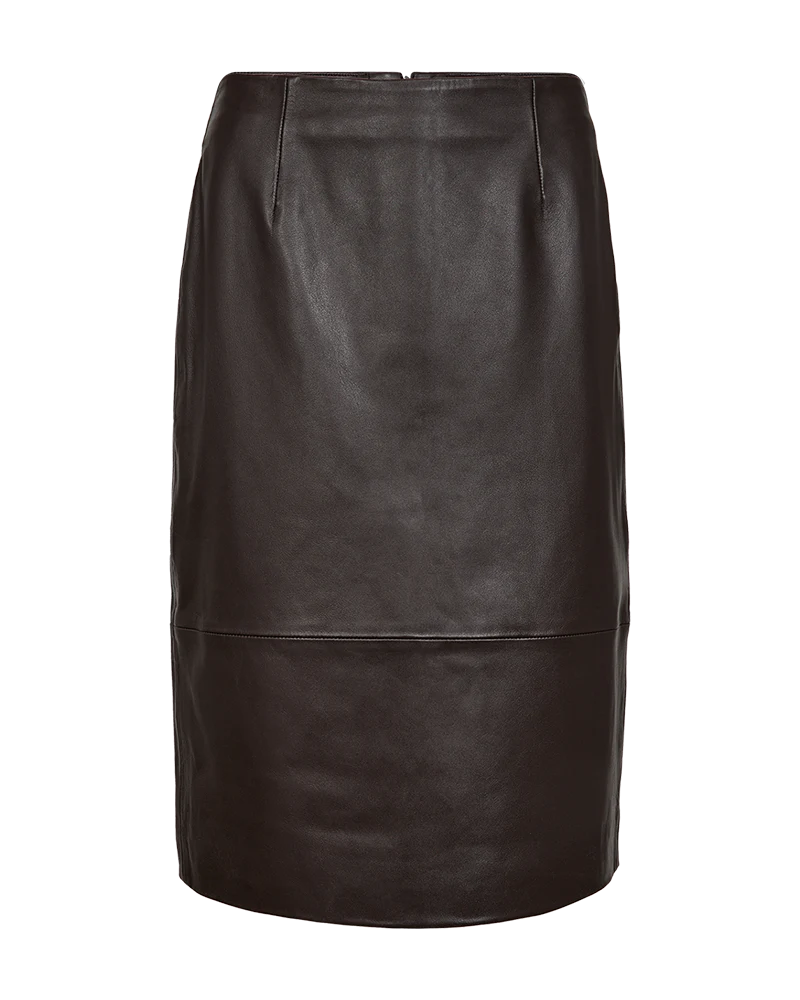 Copenhagen Muse naisten hame BARON SKIRT, tummanruskea