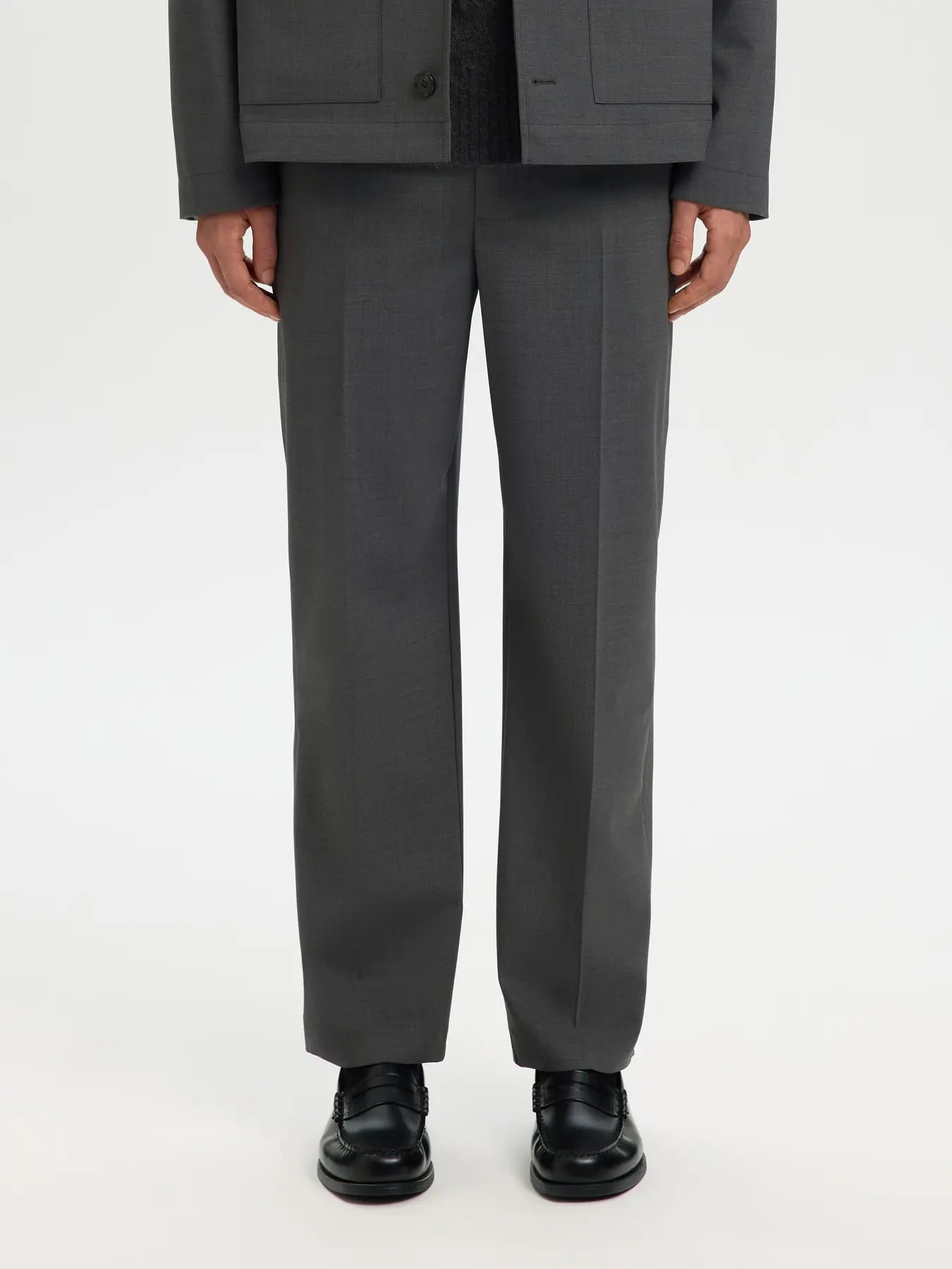 Selected miesten housut SLHLOOSE-MAGS TRS EX, Asphalt