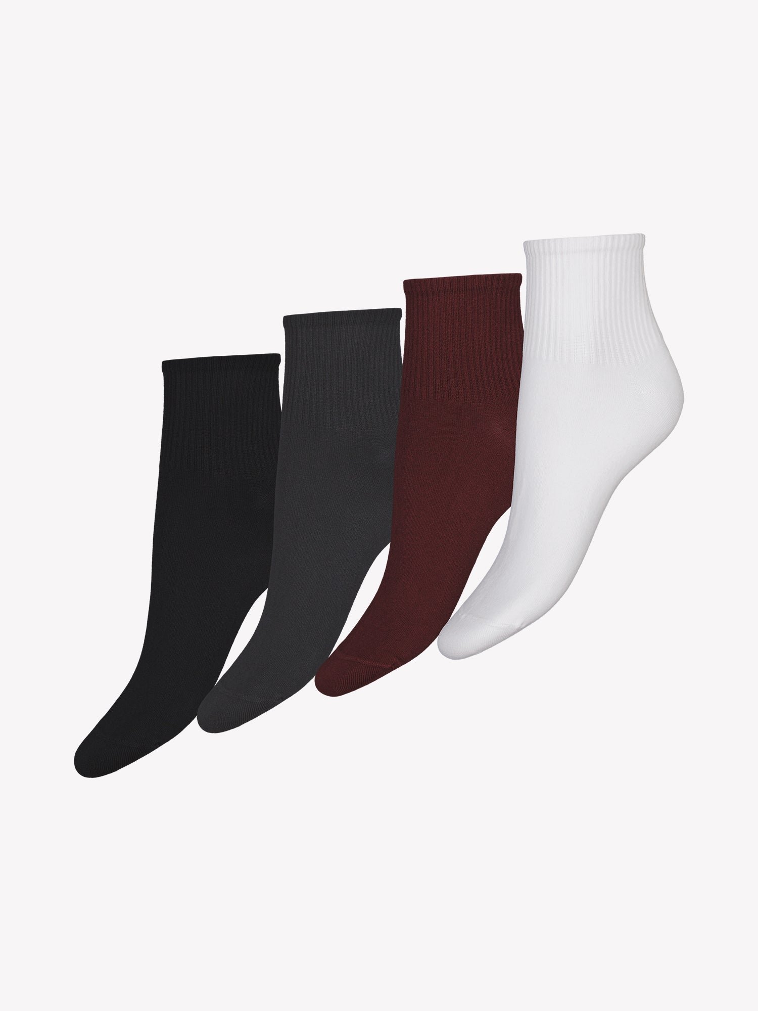 Nanso COTTON RIB nilkkasukat, 4 paria - monivärinen