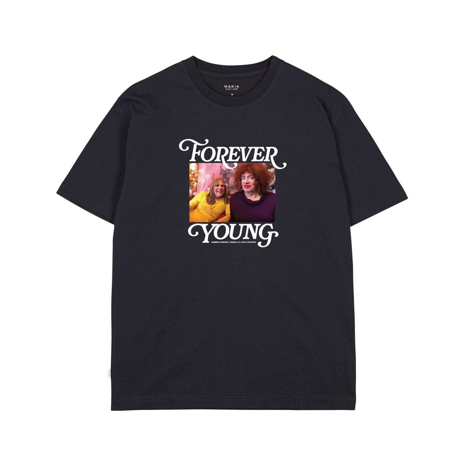 Makia Kummeli Forever Young T-shirt, musta
