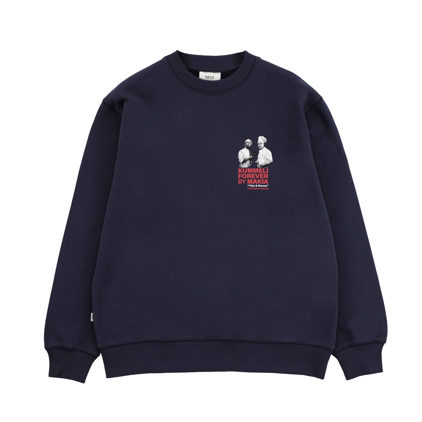 Makia Kummeli Gastronomie Sweatshirt, tummansininen