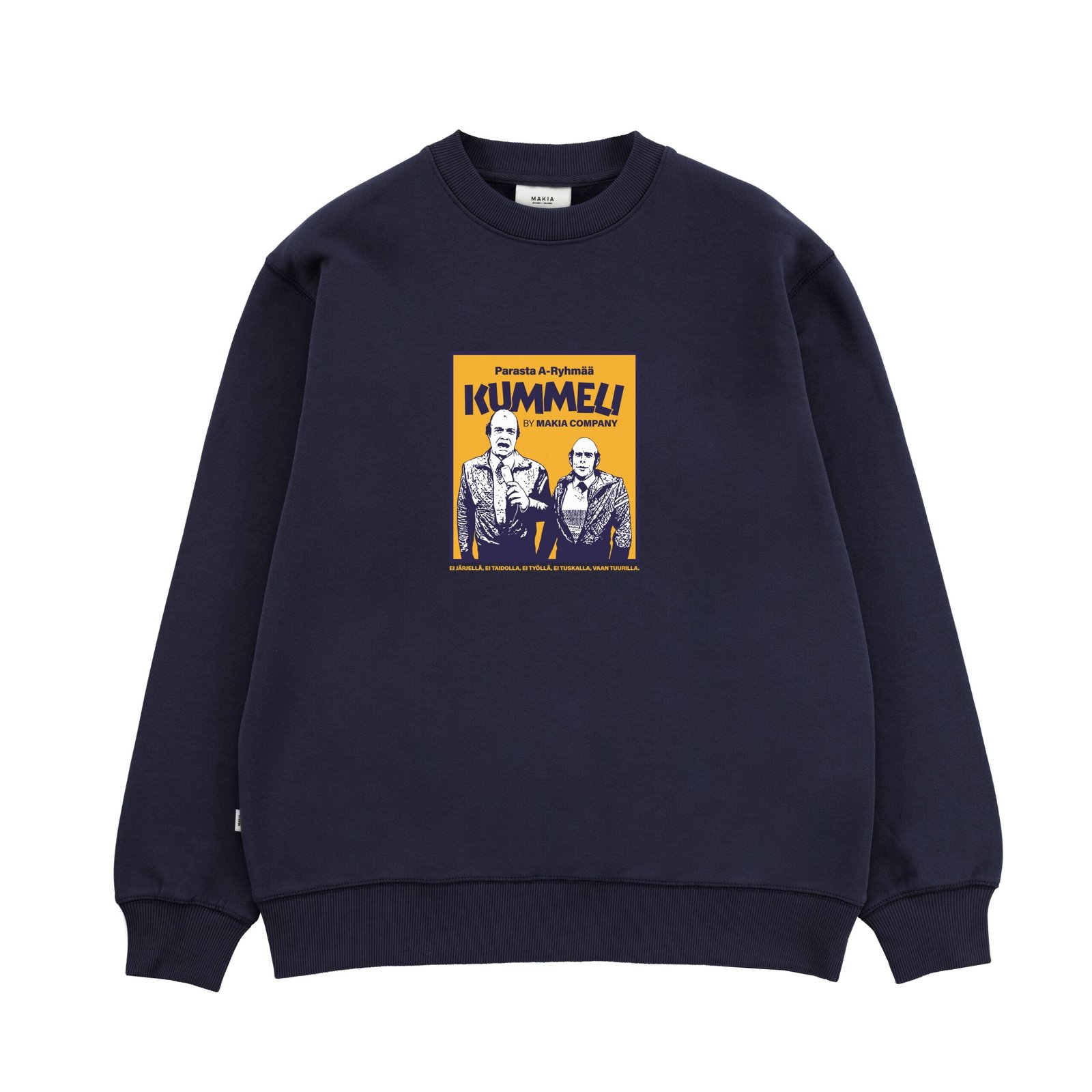 Makia Kummeli A-ryhmä Sweatshirt, tummansininen