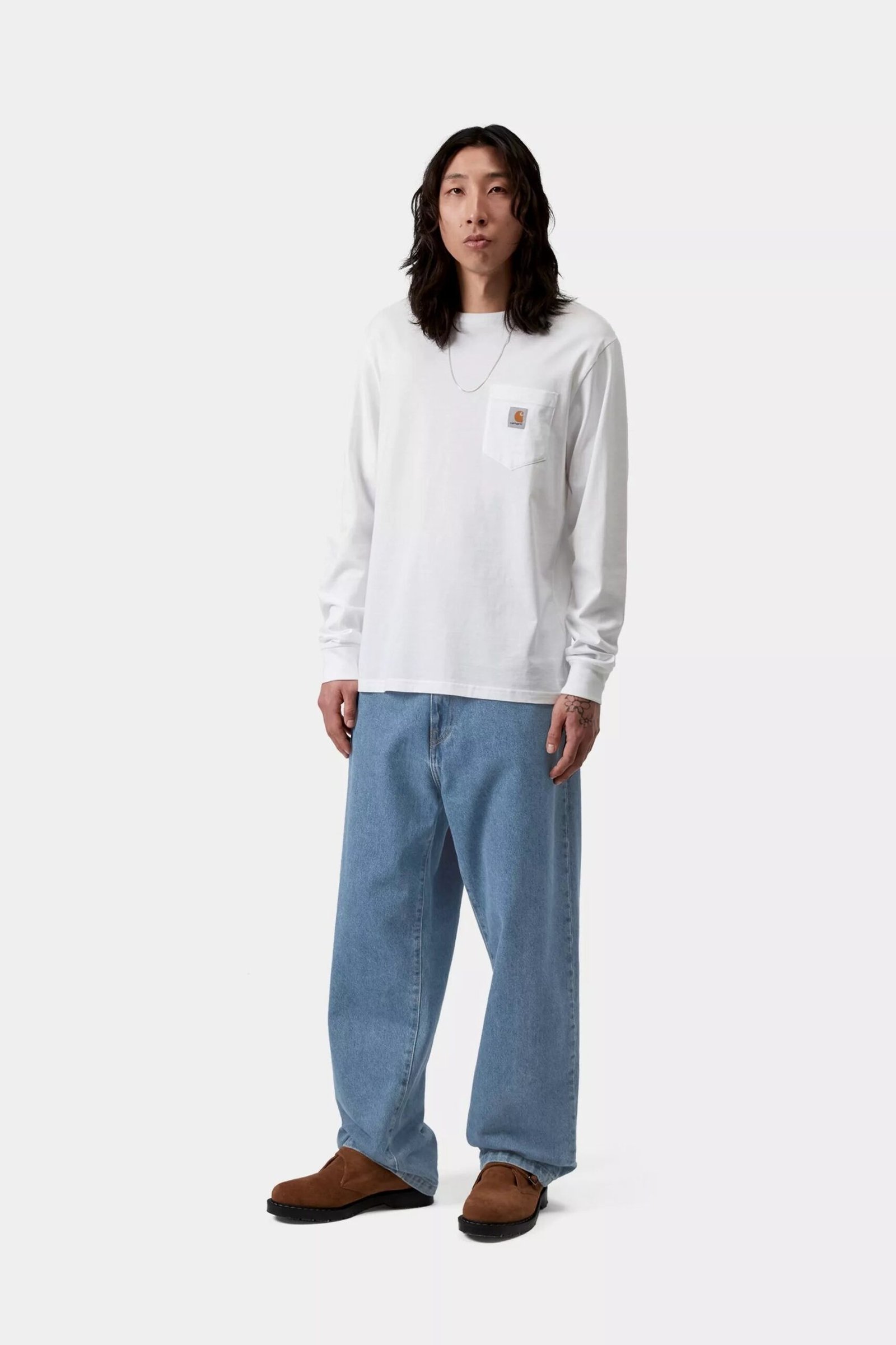 Carhartt miesten farkut Landon Jeans 'Robertson' Denim, sininen