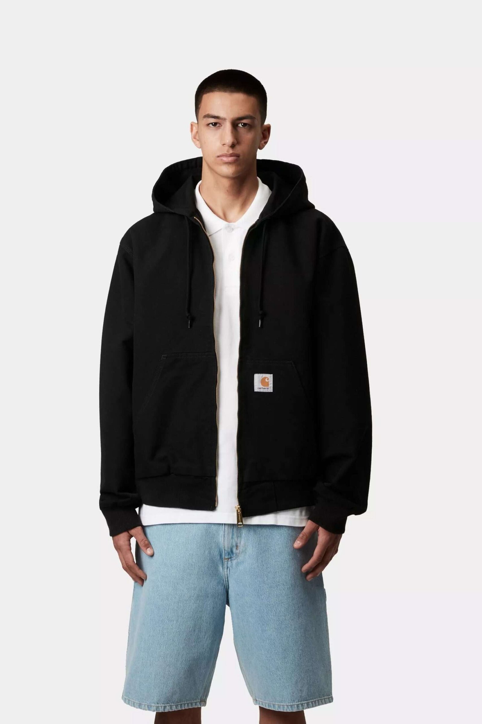 Carhartt miesten takki OG Active Jacket Dearborn Canvas, musta