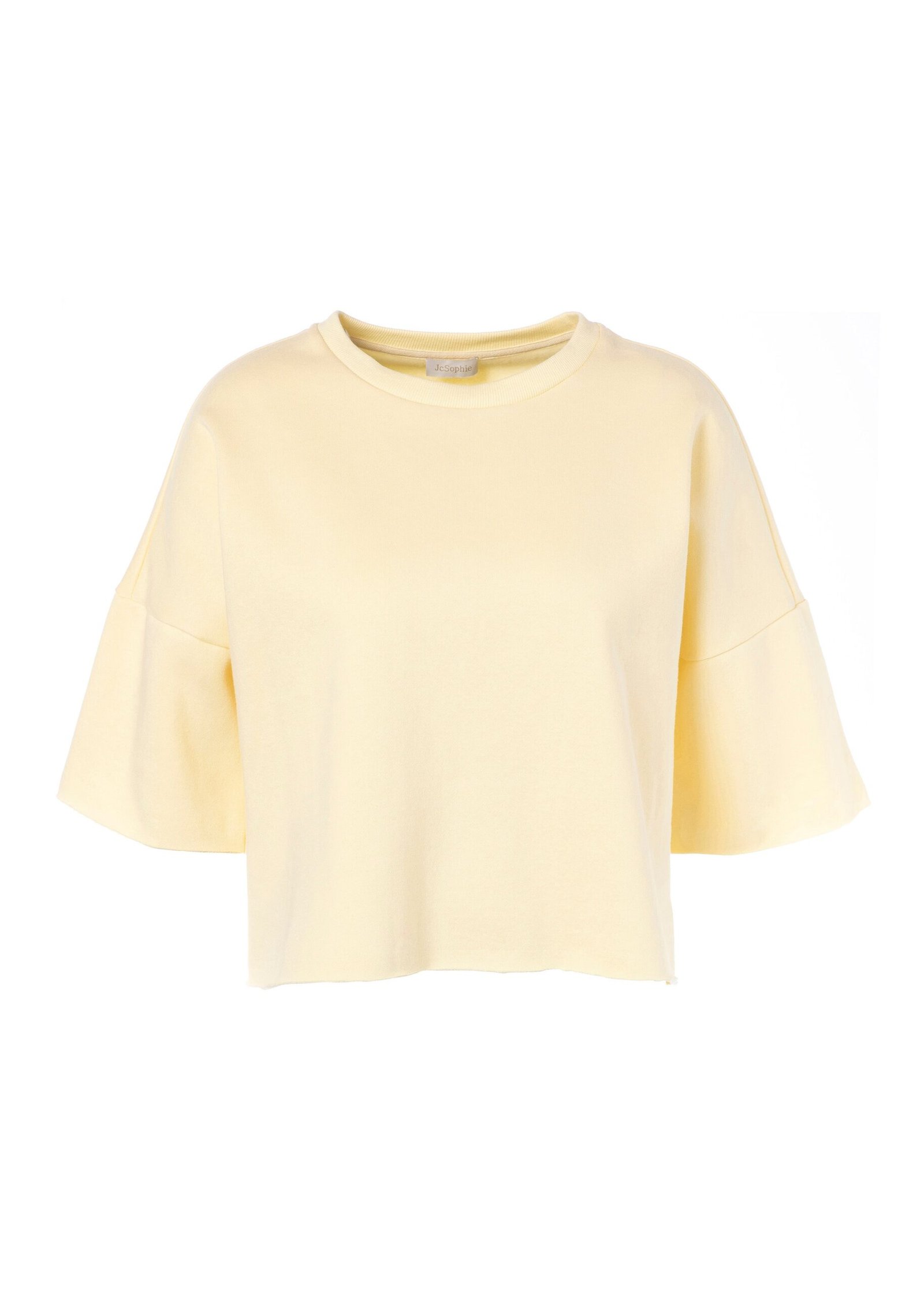 JcSophie naisten pusero Leah Sweater, sitruunankeltainen