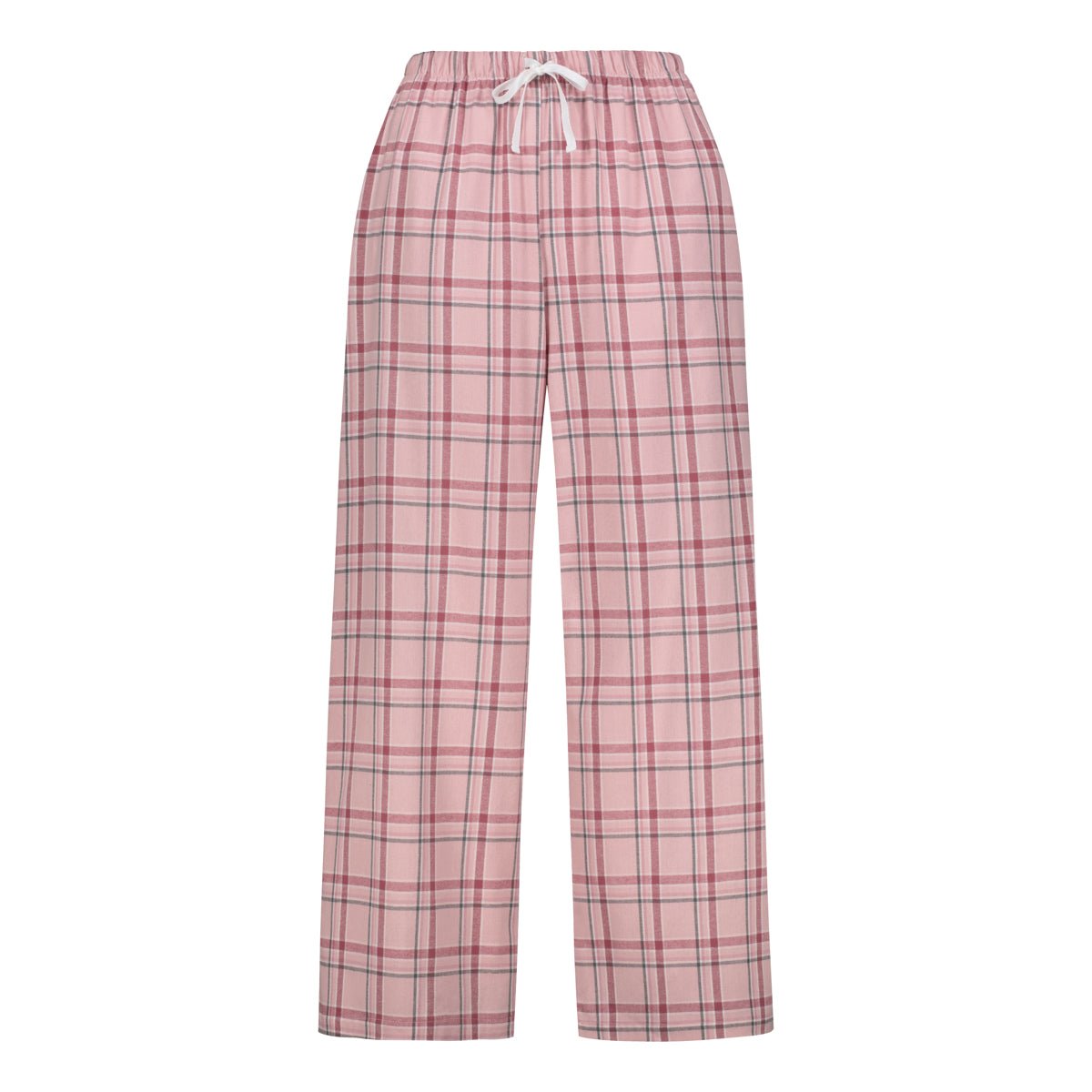 Klement naisten pyjamahousut Kia ruutuhousu, vaaleanpunainen