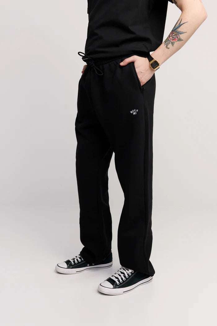 Makia miesten collegehousut Cove ZIP POCKET, musta