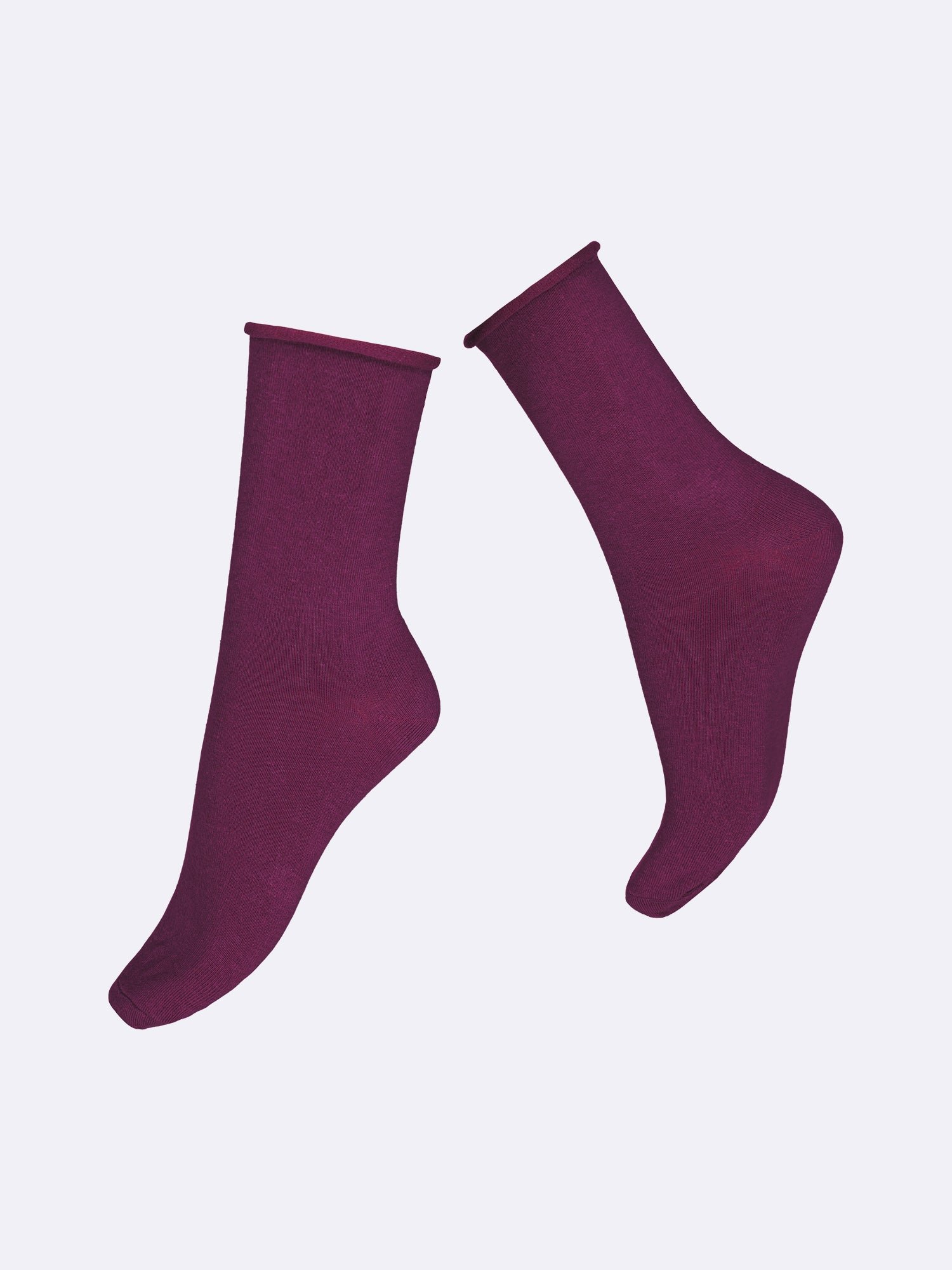 Nanso COTTON COMFORT CUFF nilkkasukat - violetti