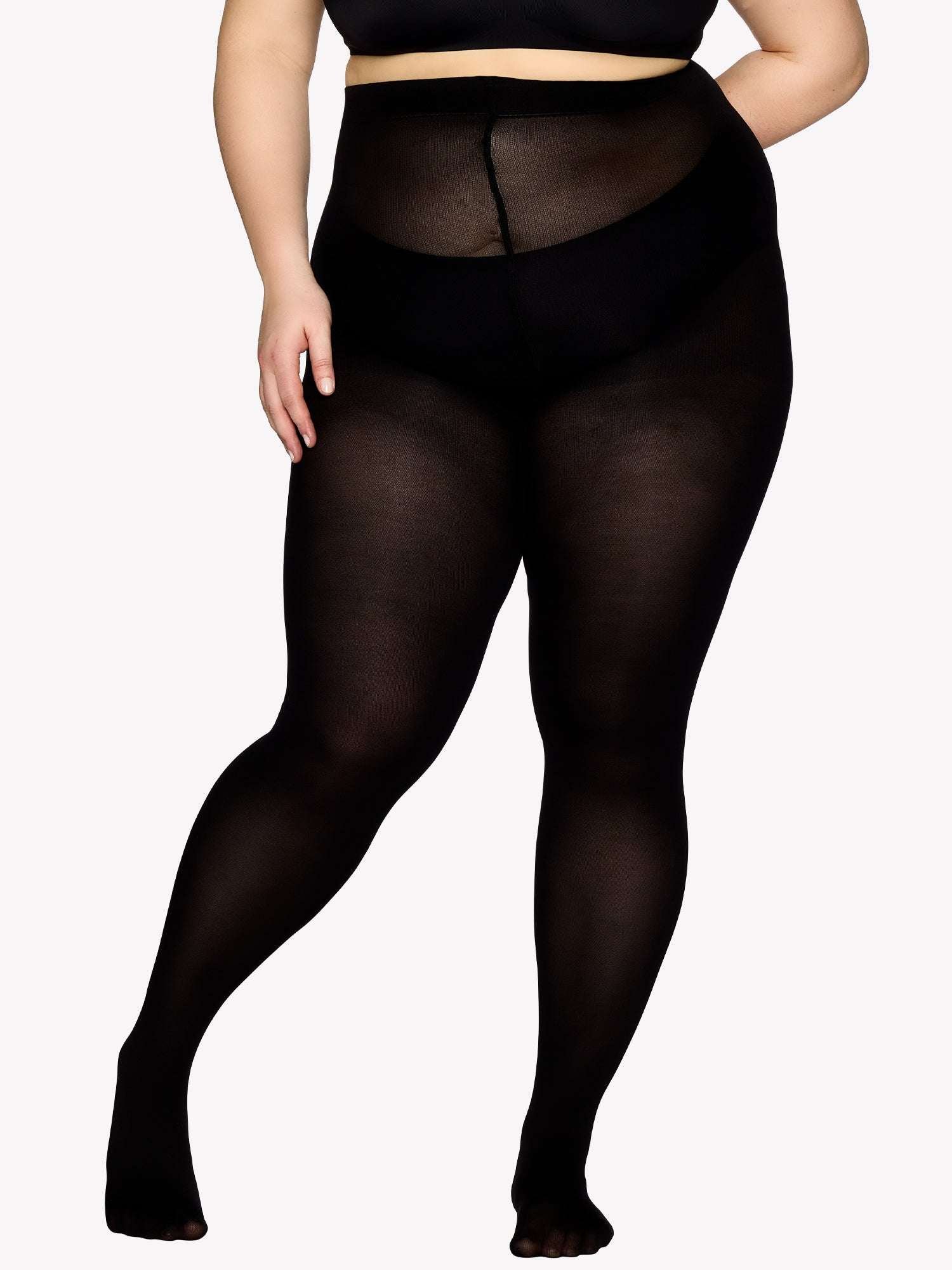 Nanso CURVY 60 den sukkahousut - musta