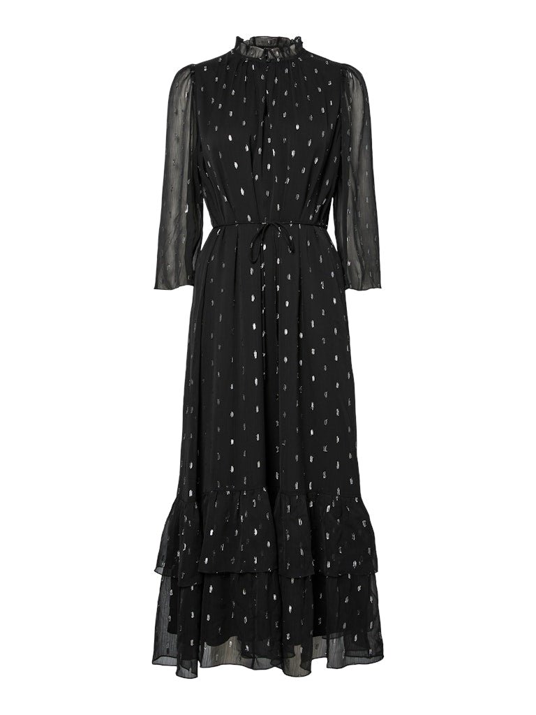 Y.A.S Mena 3/4 Long Dress, musta