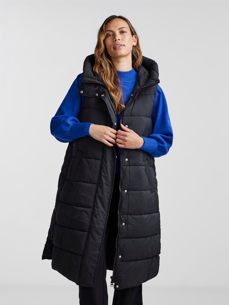 Y.A.S naisten liivi K-YASLIRO PADDED VEST, musta