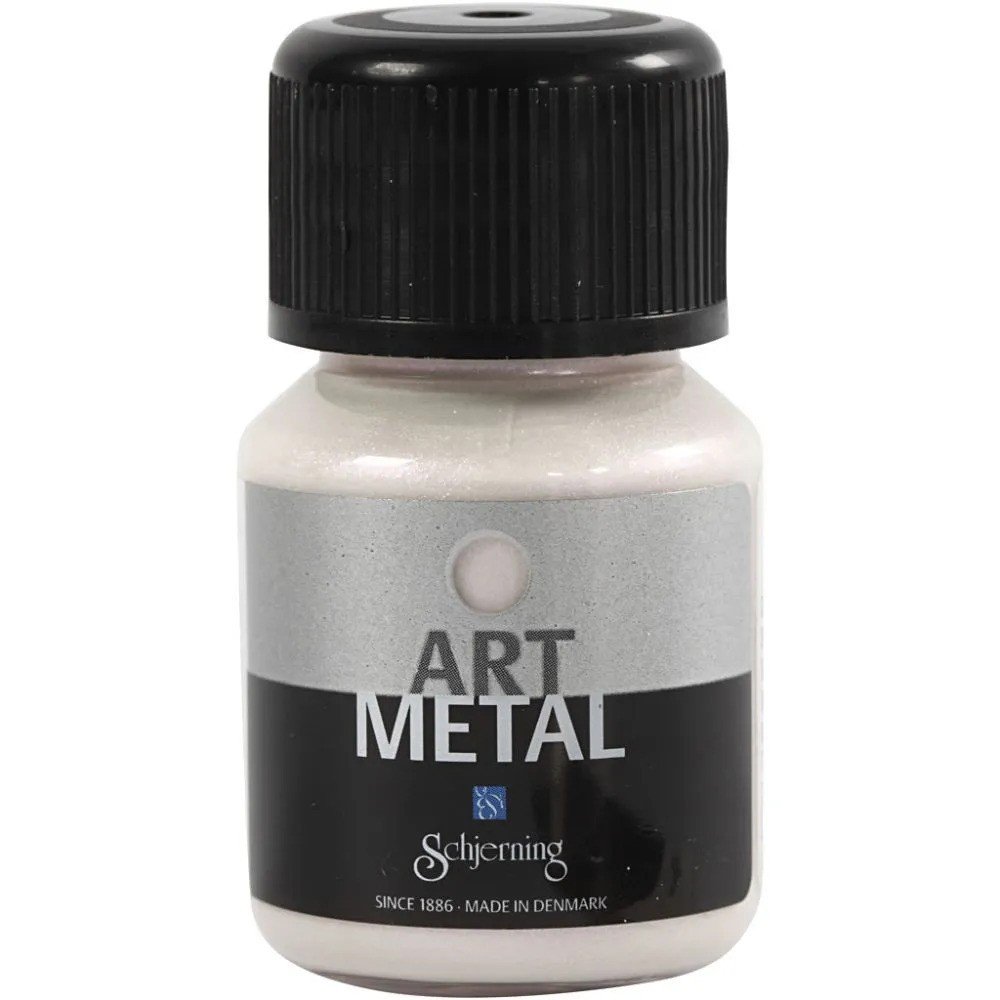 Akryylimaali - Helmiäinen Metallic, 30ml