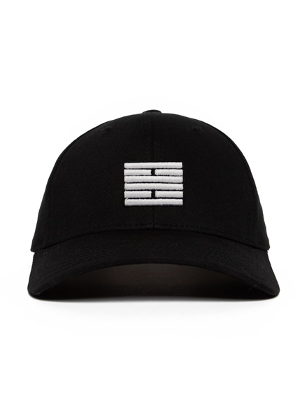 Billebeino lippis unisex, WHITE BRICK EMBRODIEY  Musta