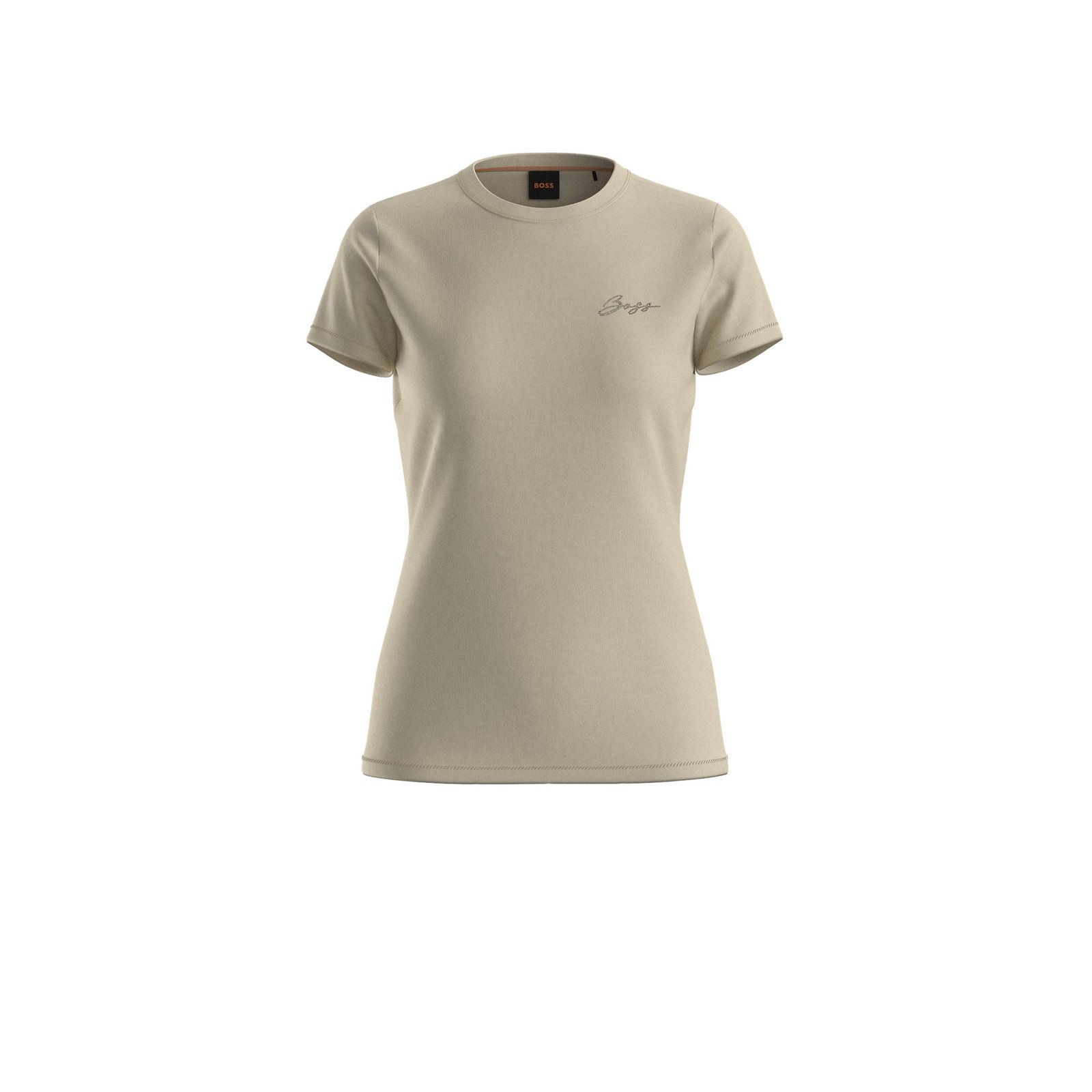 BOSS Orange naisten t-paita, ELOGA T-SHIRT Vaalea Beige