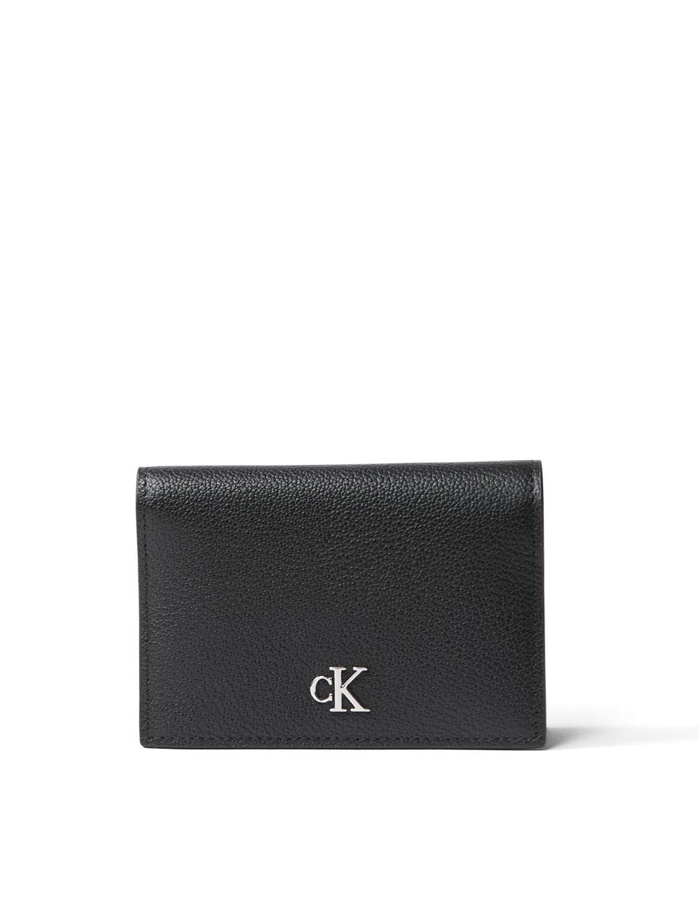 Calvin Klein Accessories korttikotelo, MIN MONOGRAM 6CC FLAP CARDCASE Musta