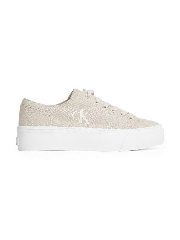 Calvin Klein Accessories naisten kengät, VULC FLATFORM LOW CV MG Vaalea Beige