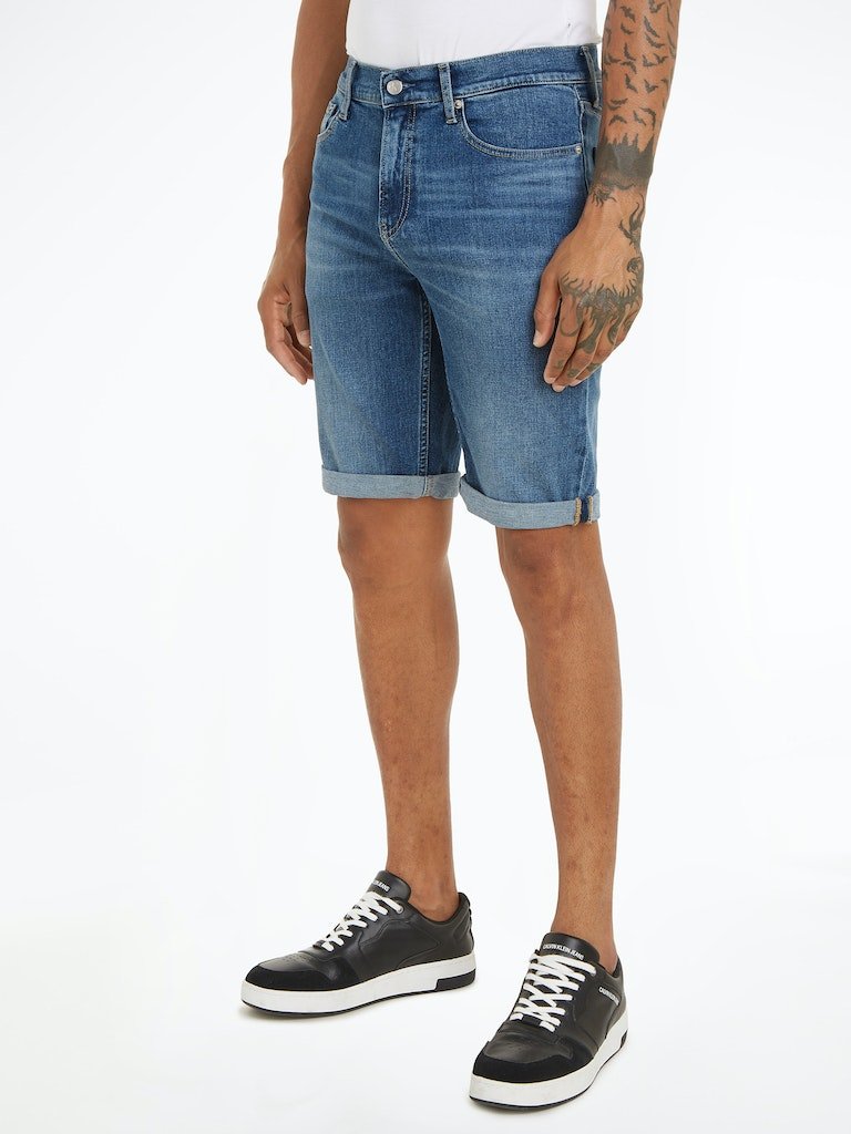 Calvin Klein Jeans miesten shortsit, SLIM SHORTS Sininen, Indigo